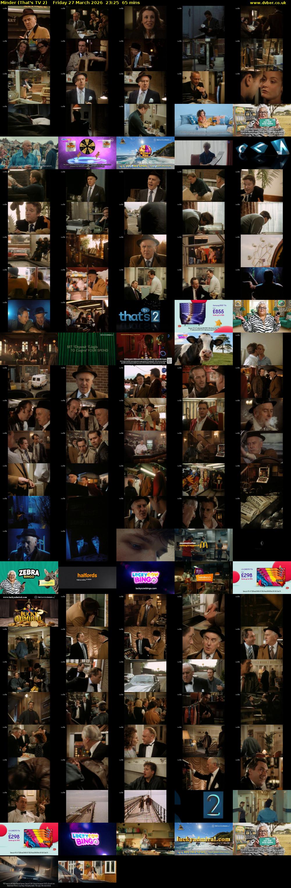 Minder (That's TV 2) Friday 27 March 2026 23:25 - 00:30