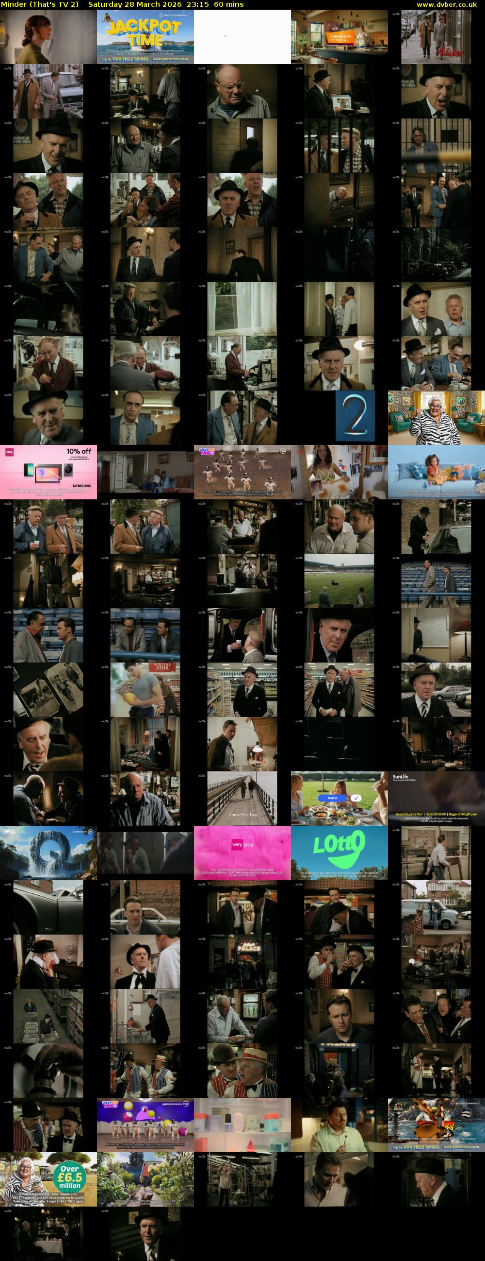 Minder (That's TV 2) Saturday 28 March 2026 23:15 - 00:15