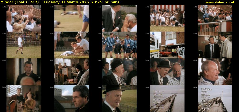 Minder (That's TV 2) Tuesday 31 March 2026 23:25 - 00:25