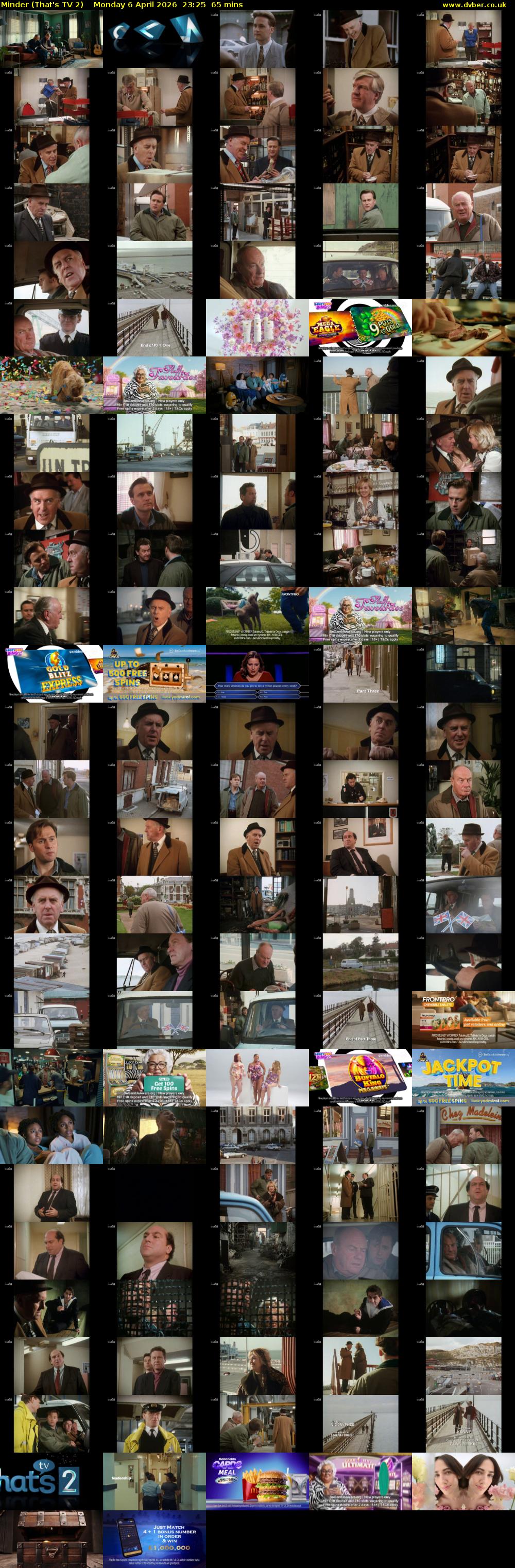 Minder (That's TV 2) Monday 6 April 2026 23:25 - 00:30