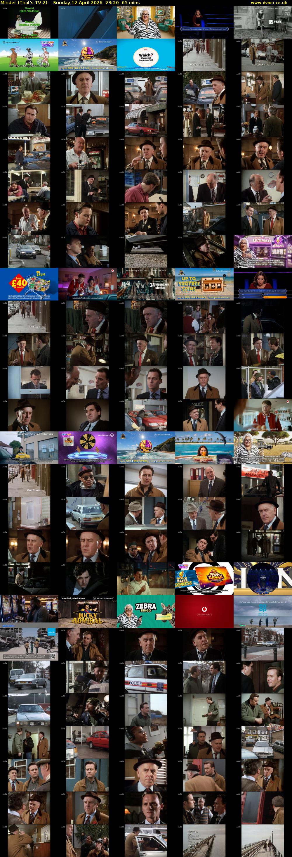 Minder (That's TV 2) Sunday 12 April 2026 23:20 - 00:25