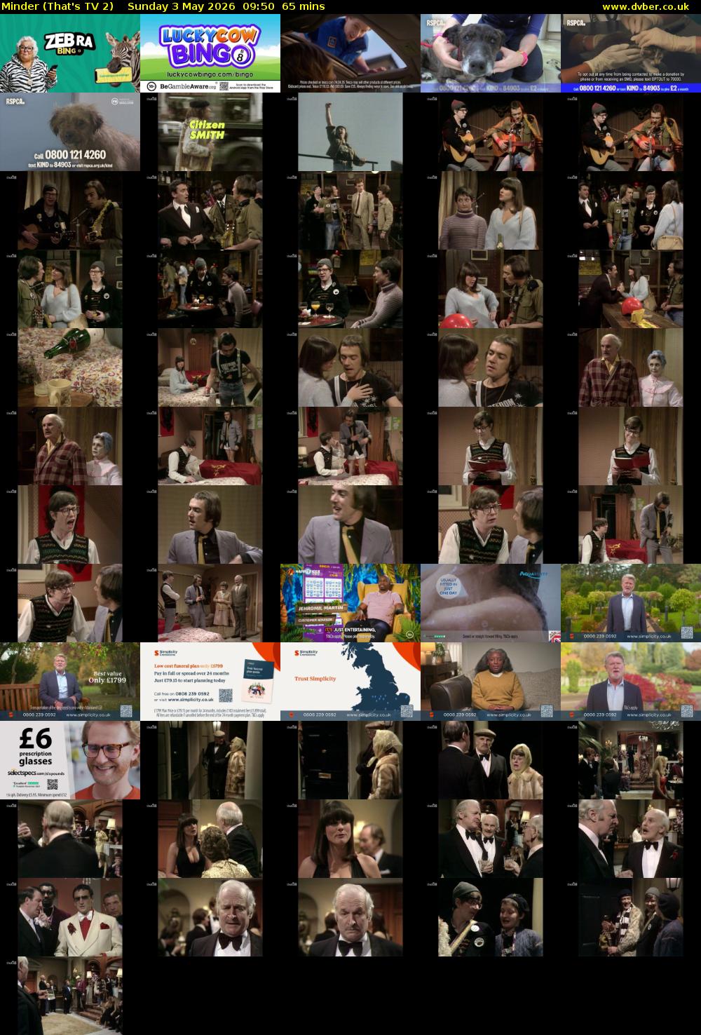 Minder (That's TV 2) Sunday 3 May 2026 09:50 - 10:55