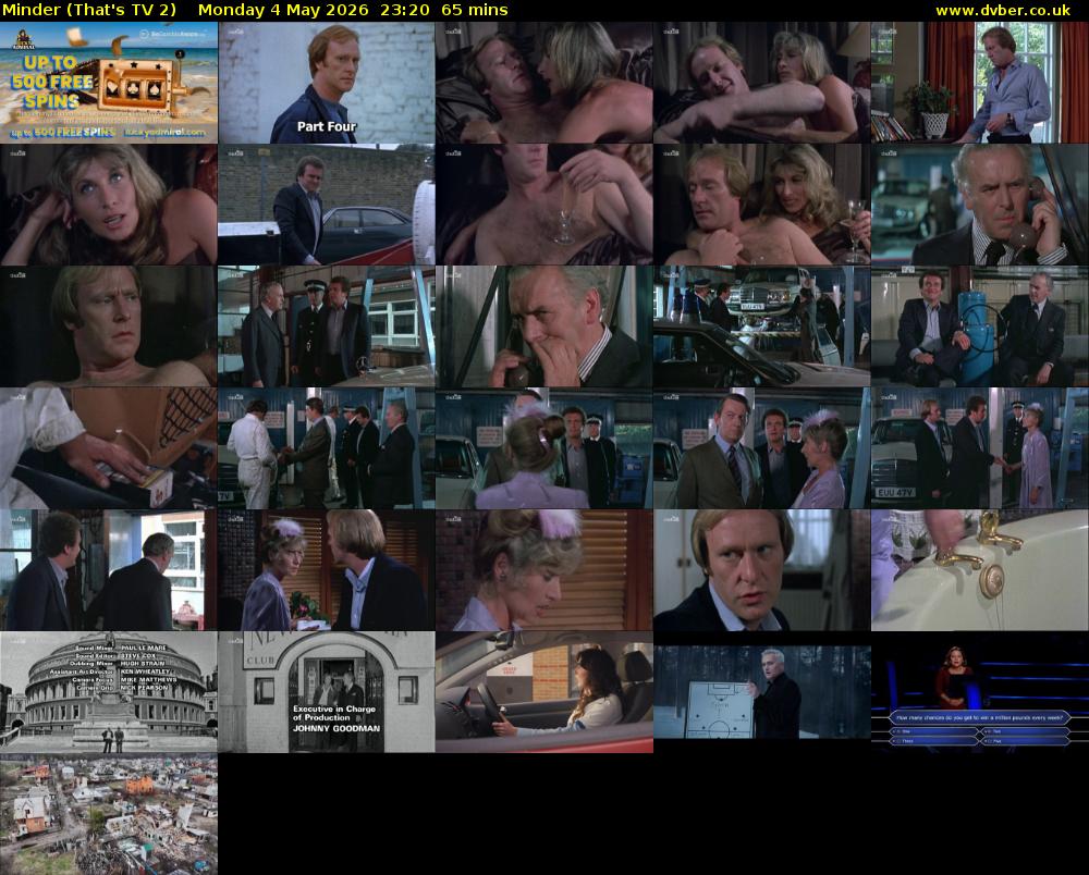 Minder (That's TV 2) Monday 4 May 2026 23:20 - 00:25