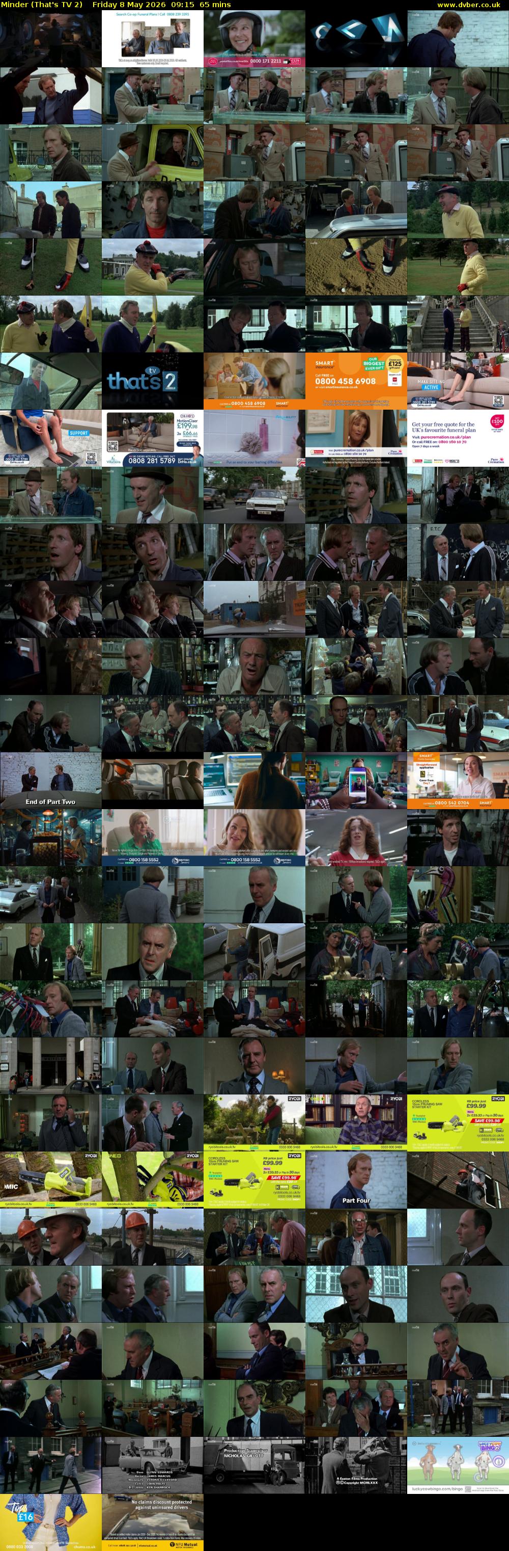 Minder (That's TV 2) Friday 8 May 2026 09:15 - 10:20