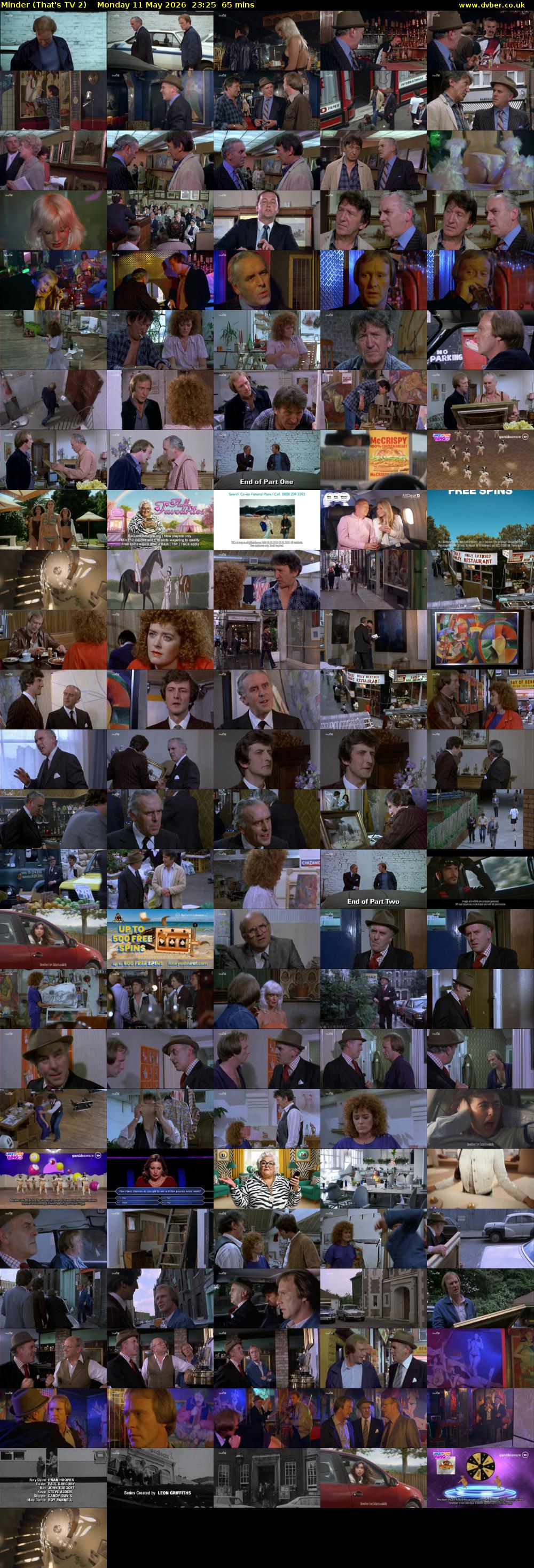 Minder (That's TV 2) Monday 11 May 2026 23:25 - 00:30
