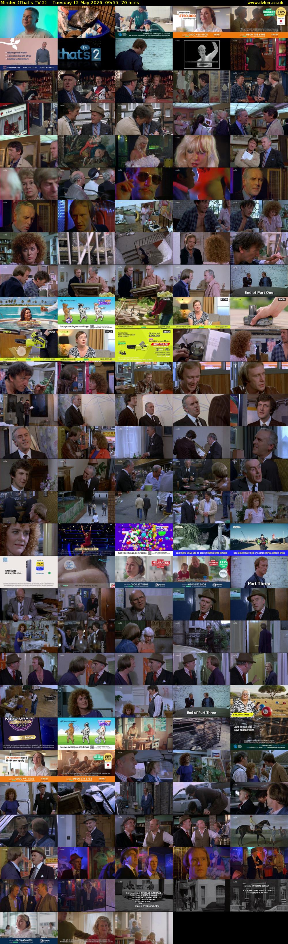 Minder (That's TV 2) Tuesday 12 May 2026 09:55 - 11:05