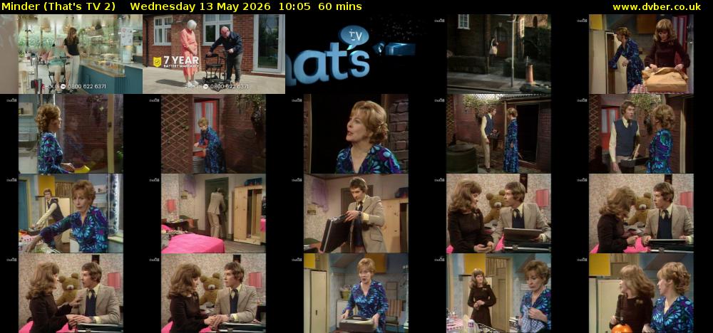 Minder (That's TV 2) Wednesday 13 May 2026 10:05 - 11:05
