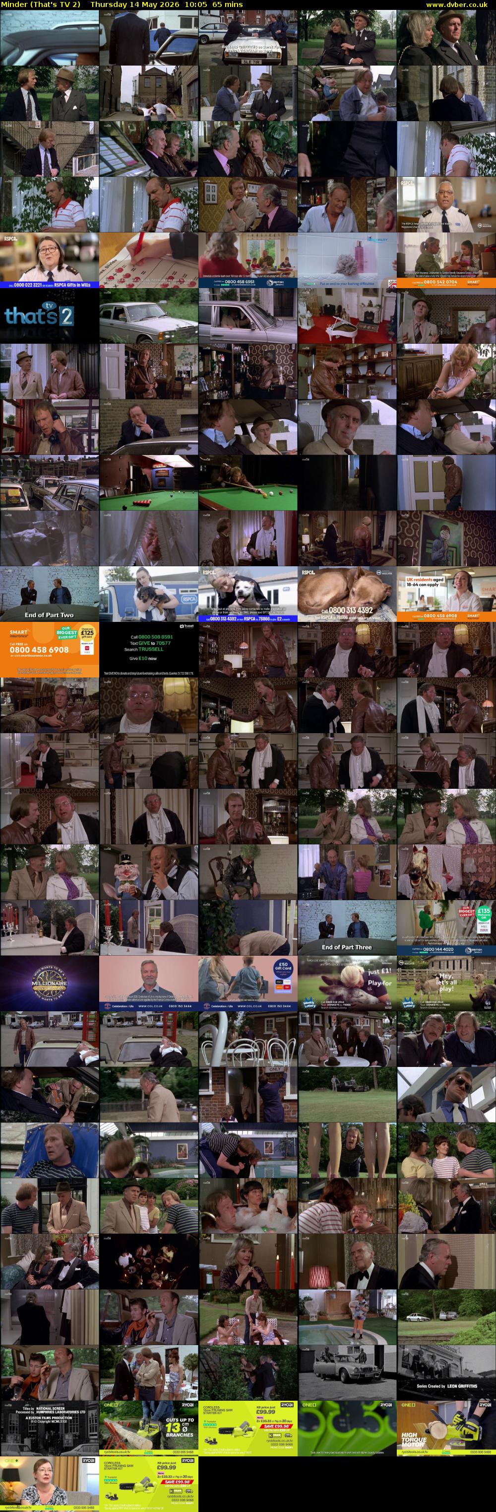 Minder (That's TV 2) Thursday 14 May 2026 10:05 - 11:10