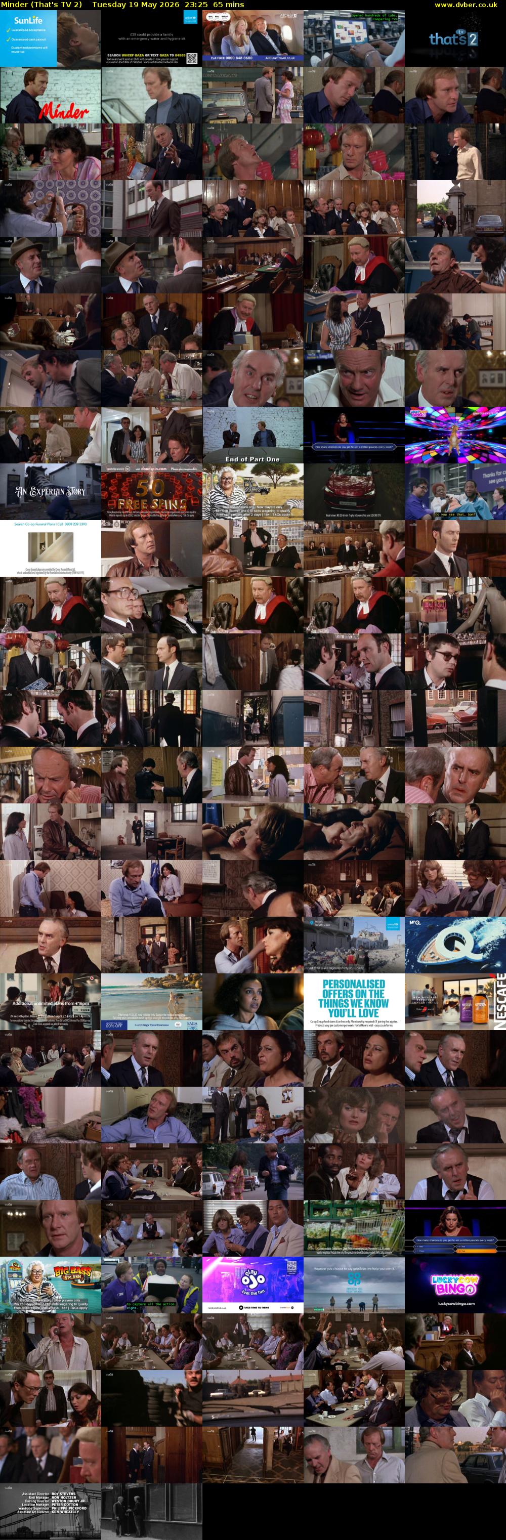 Minder (That's TV 2) Tuesday 19 May 2026 23:25 - 00:30