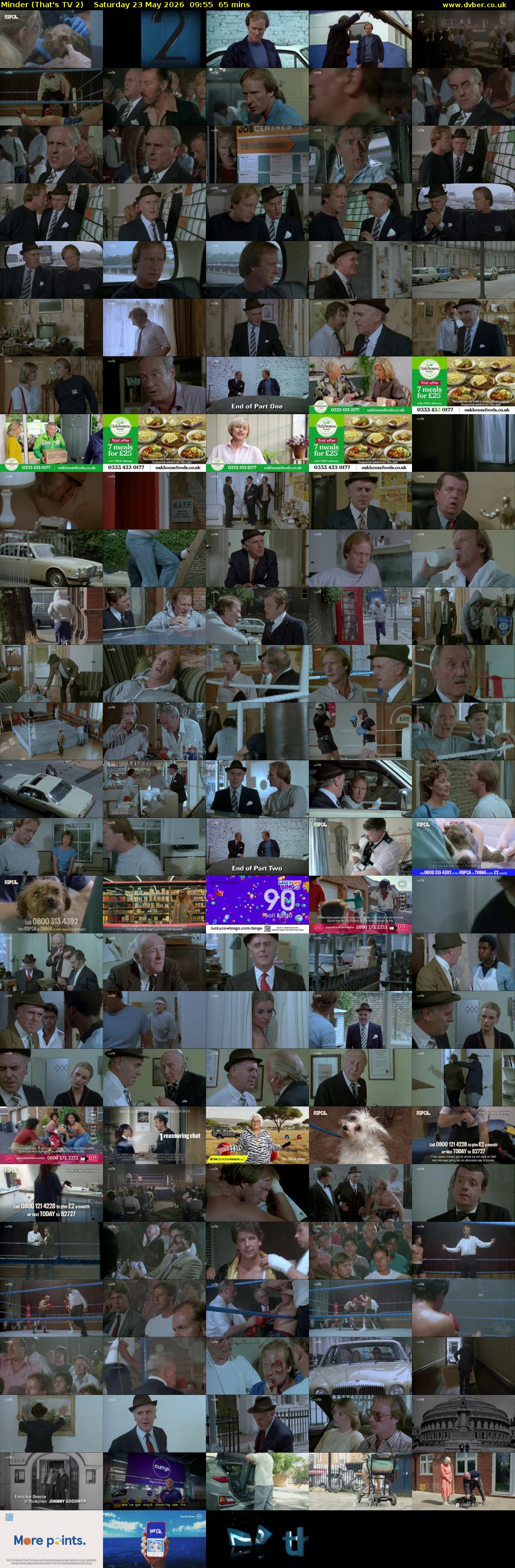 Minder (That's TV 2) Saturday 23 May 2026 09:55 - 11:00