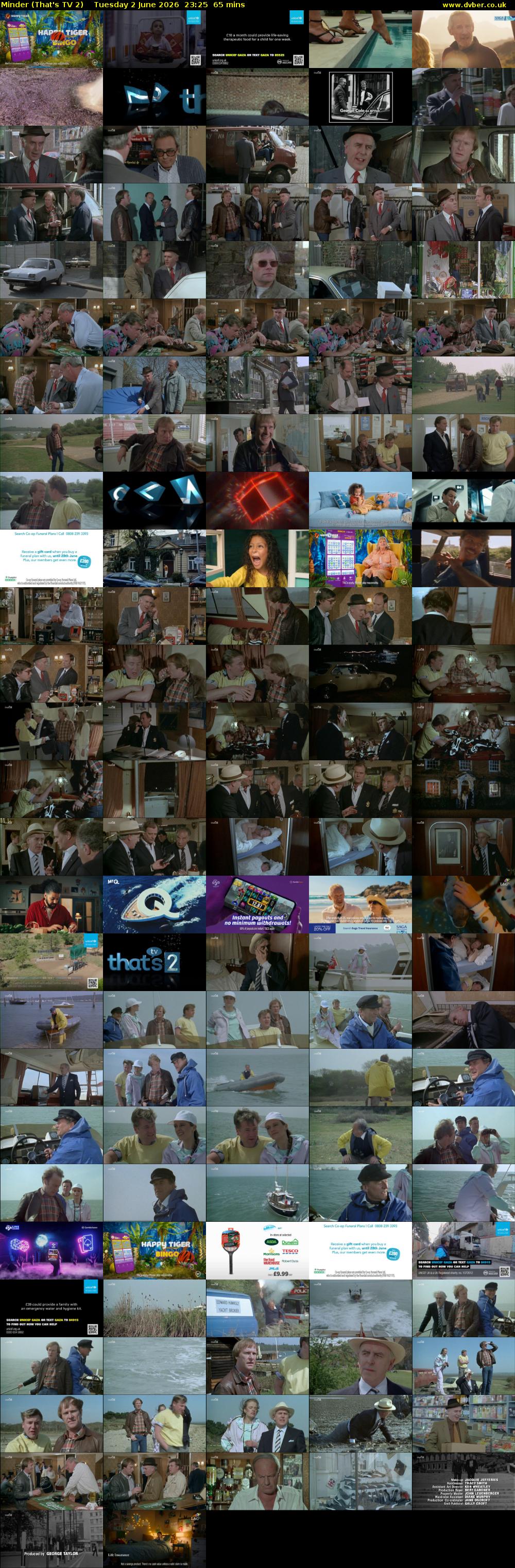 Minder (That's TV 2) Tuesday 2 June 2026 23:25 - 00:30