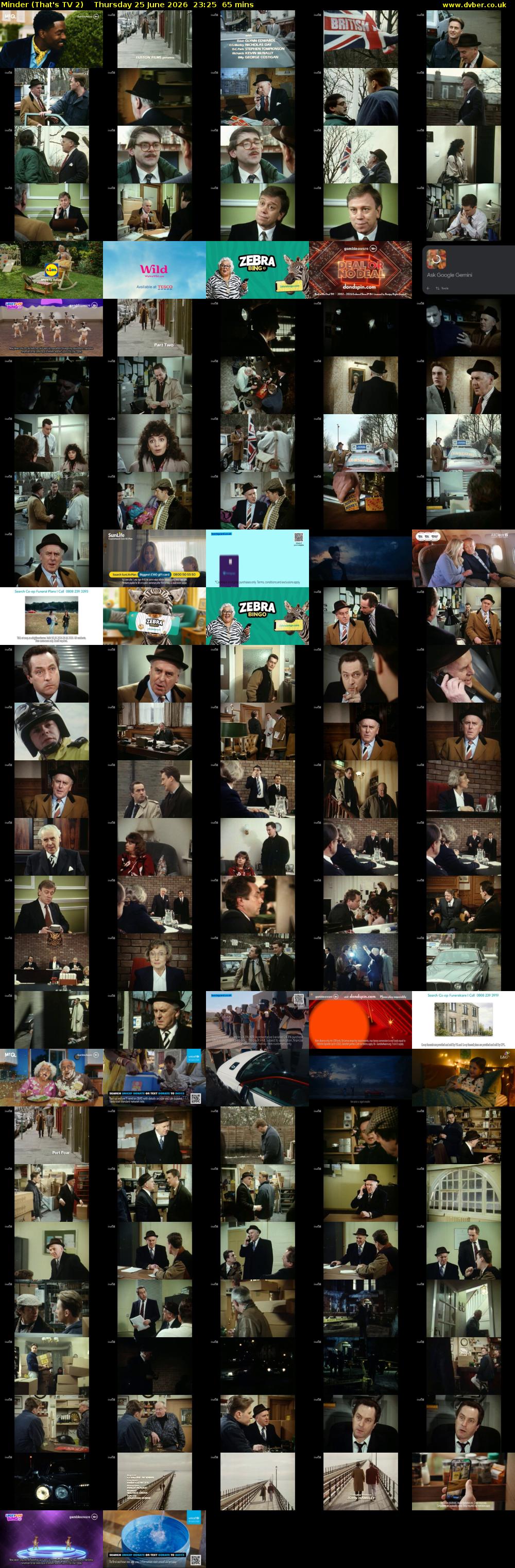 Minder (That's TV 2) Thursday 25 June 2026 23:25 - 00:30