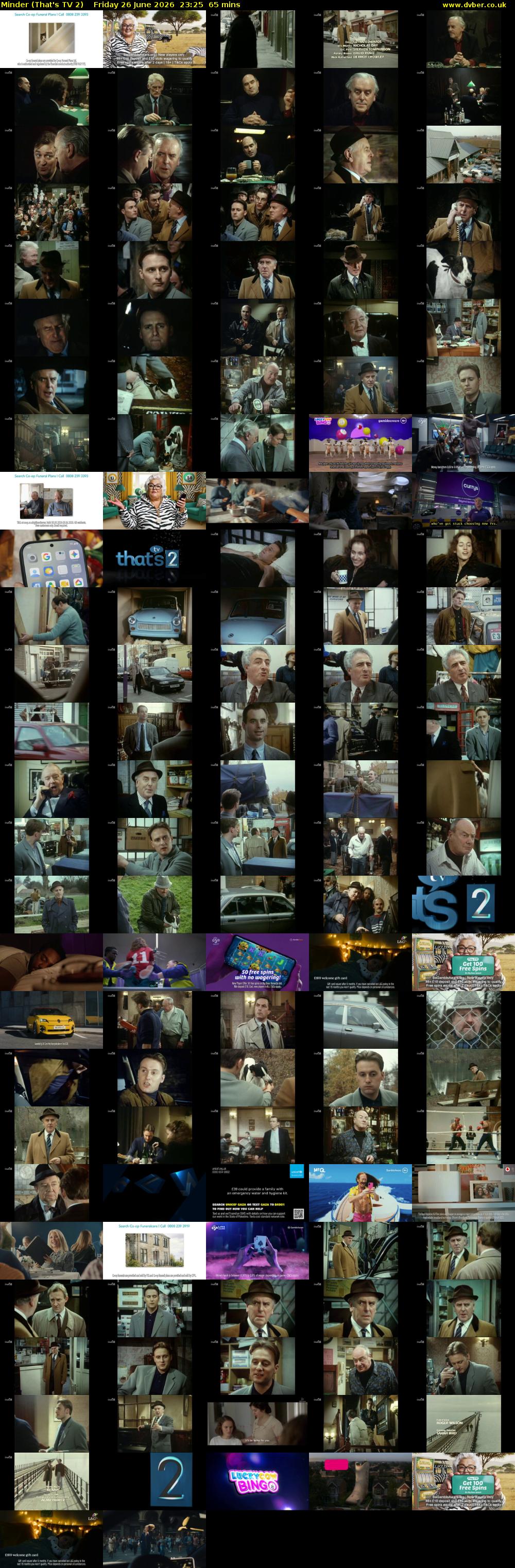 Minder (That's TV 2) Friday 26 June 2026 23:25 - 00:30