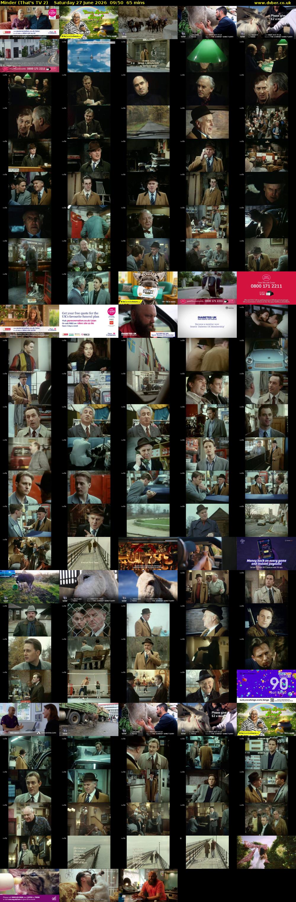 Minder (That's TV 2) Saturday 27 June 2026 09:50 - 10:55