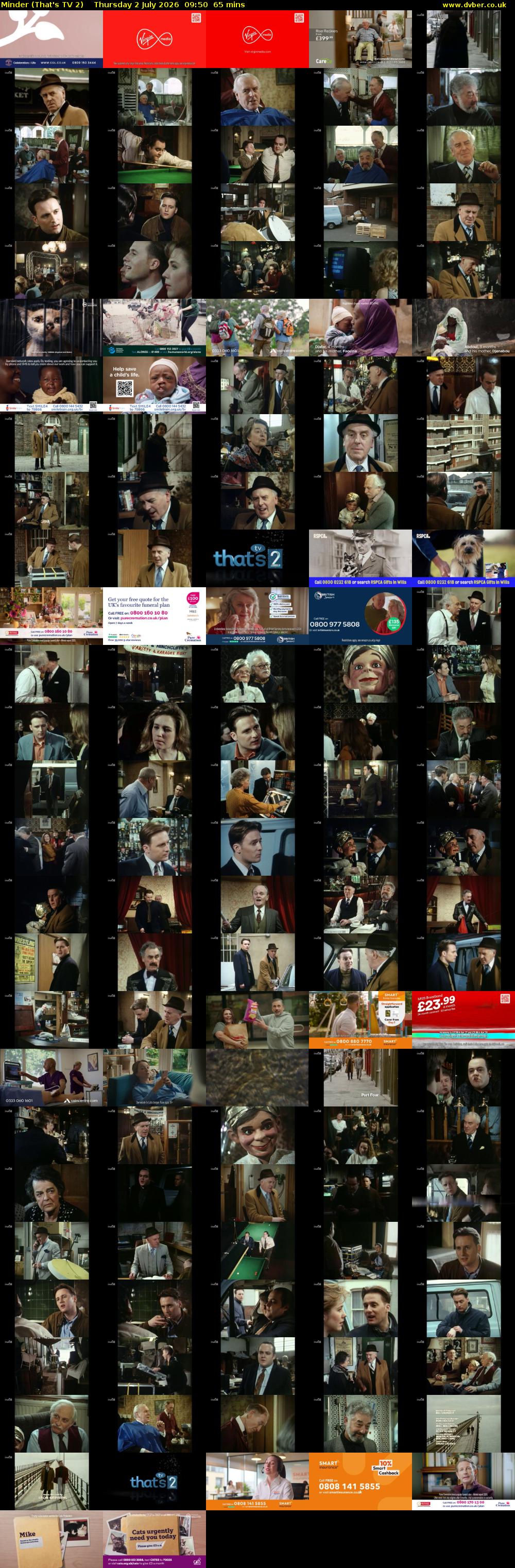 Minder (That's TV 2) Thursday 2 July 2026 09:50 - 10:55