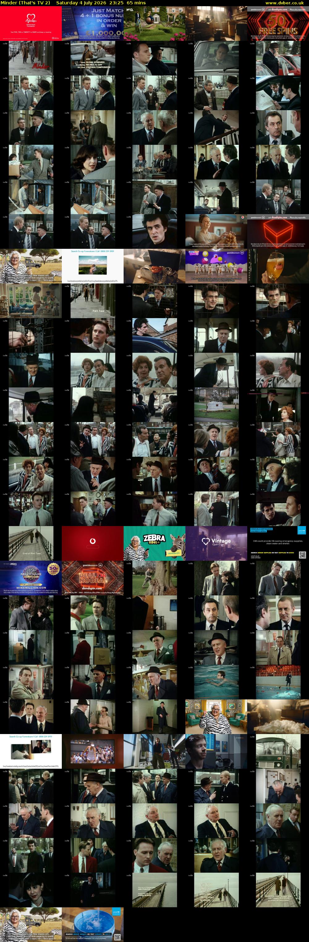 Minder (That's TV 2) Saturday 4 July 2026 23:25 - 00:30