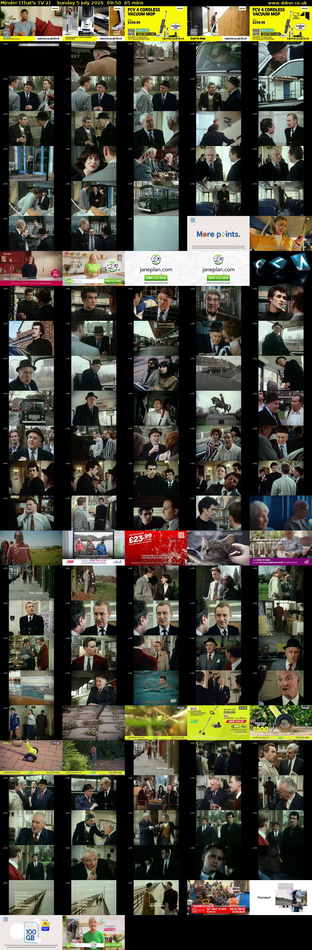 Minder (That's TV 2) Sunday 5 July 2026 09:50 - 10:55