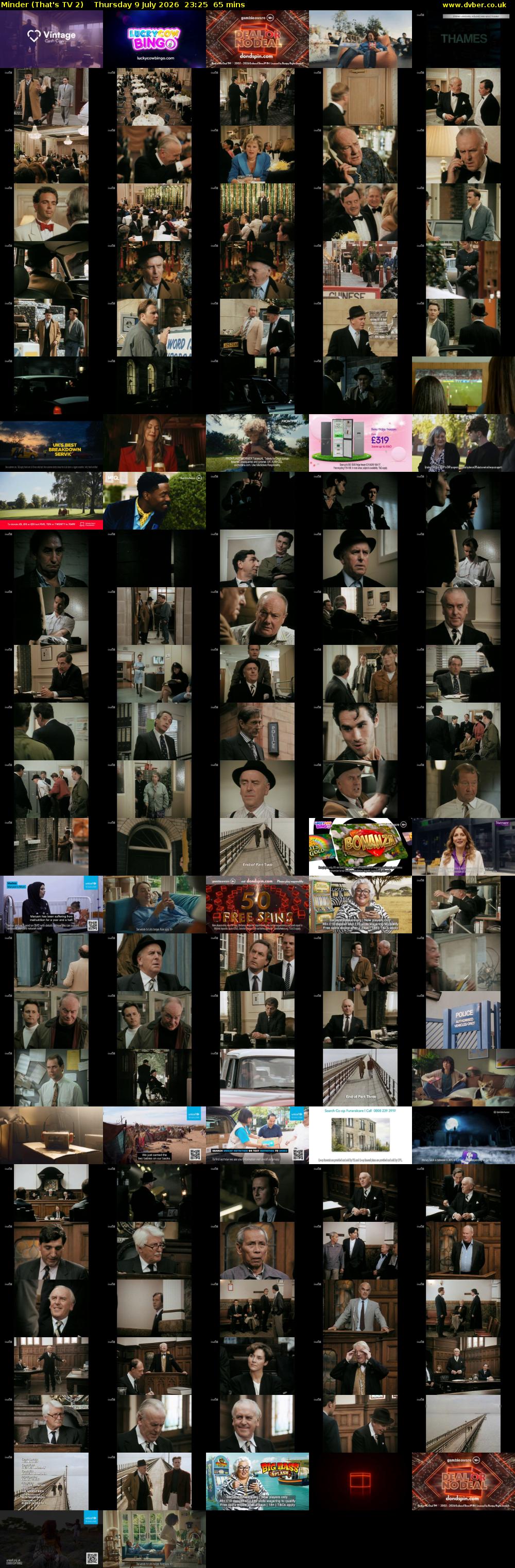 Minder (That's TV 2) Thursday 9 July 2026 23:25 - 00:30