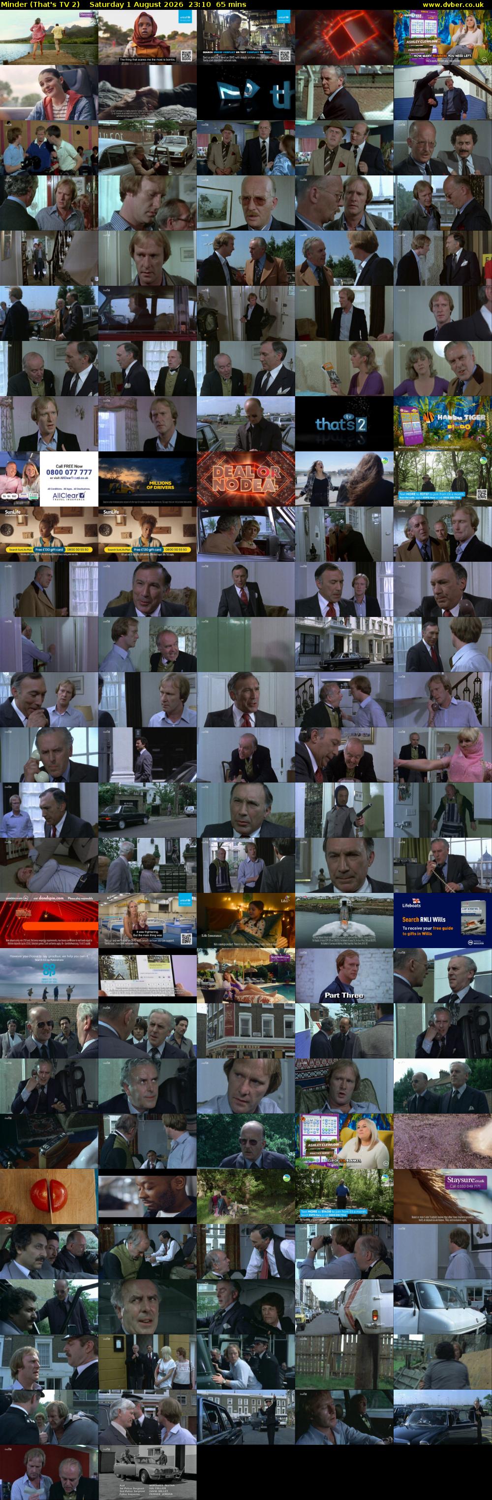 Minder (That's TV 2) Saturday 1 August 2026 23:10 - 00:15