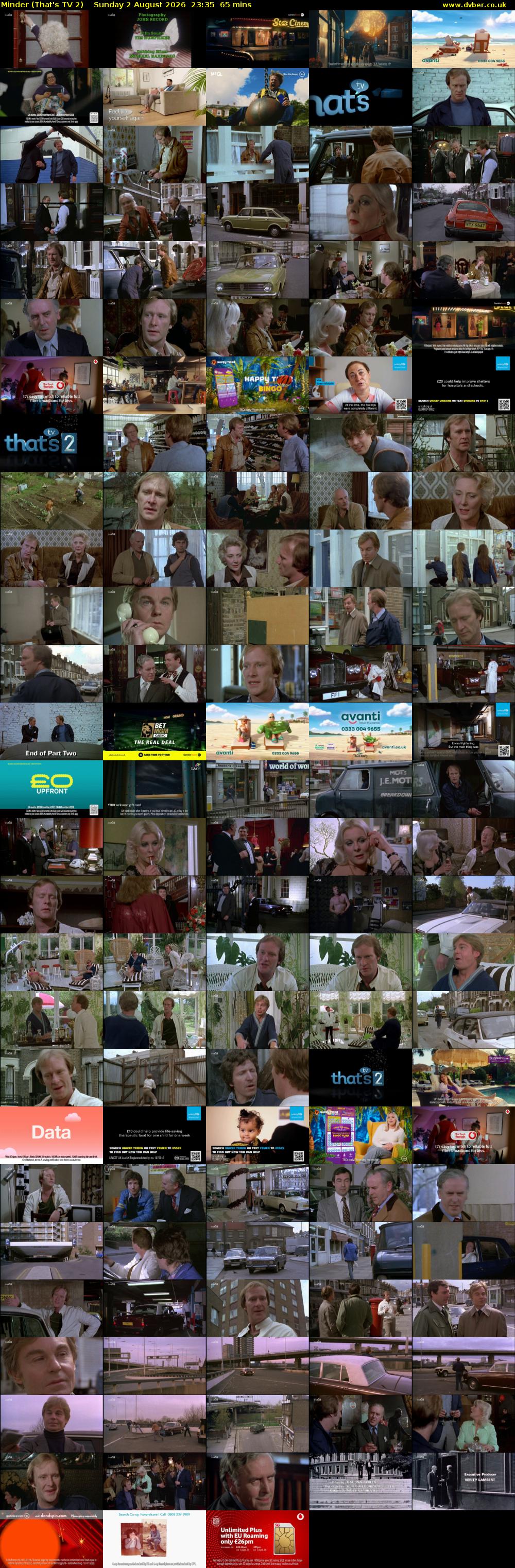 Minder (That's TV 2) Sunday 2 August 2026 23:35 - 00:40