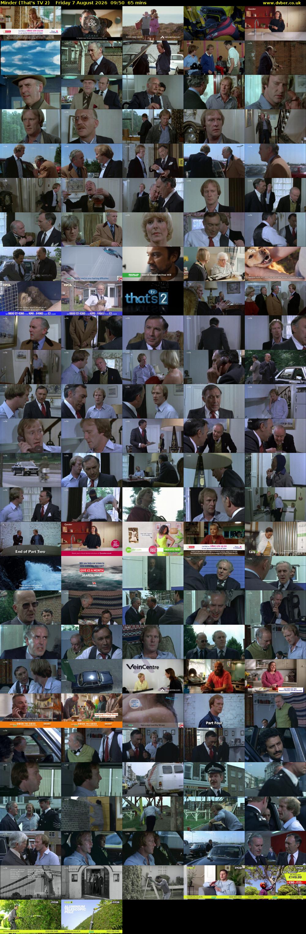 Minder (That's TV 2) Friday 7 August 2026 09:50 - 10:55