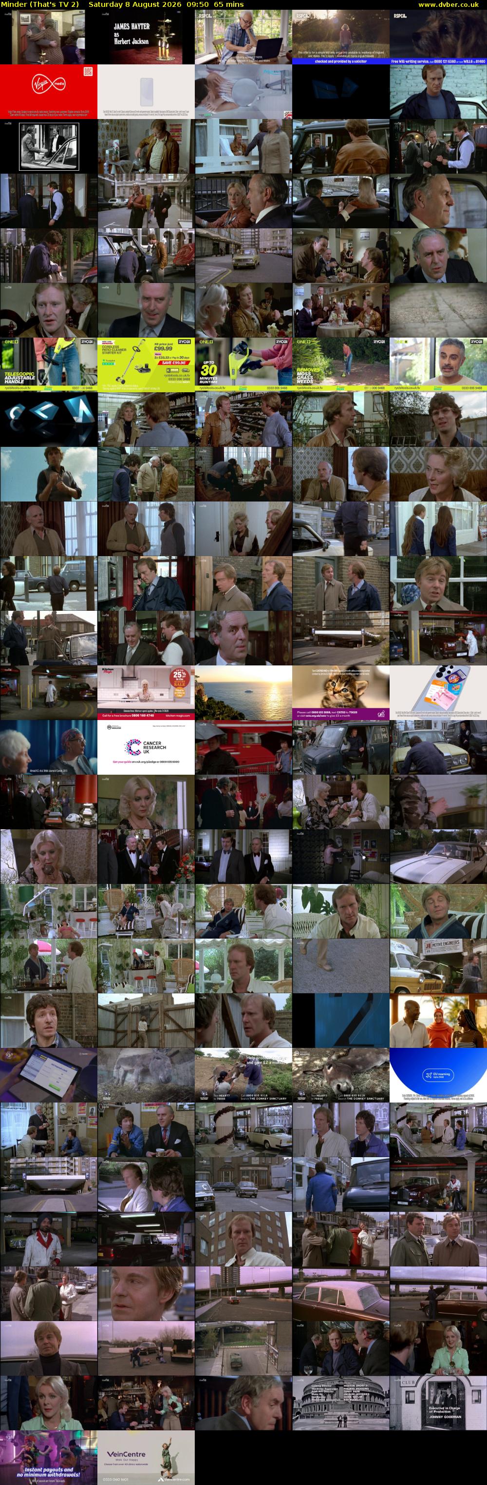 Minder (That's TV 2) Saturday 8 August 2026 09:50 - 10:55
