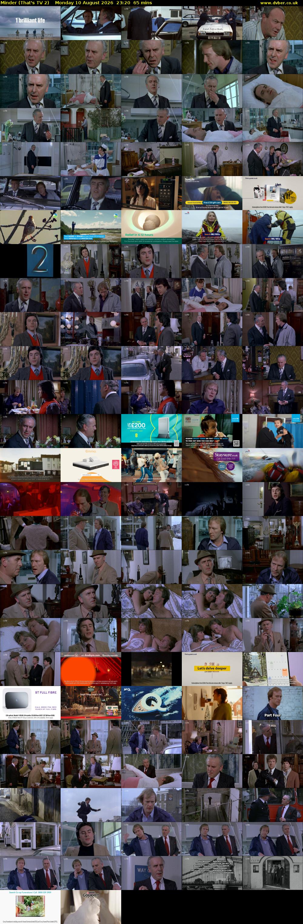Minder (That's TV 2) Monday 10 August 2026 23:20 - 00:25