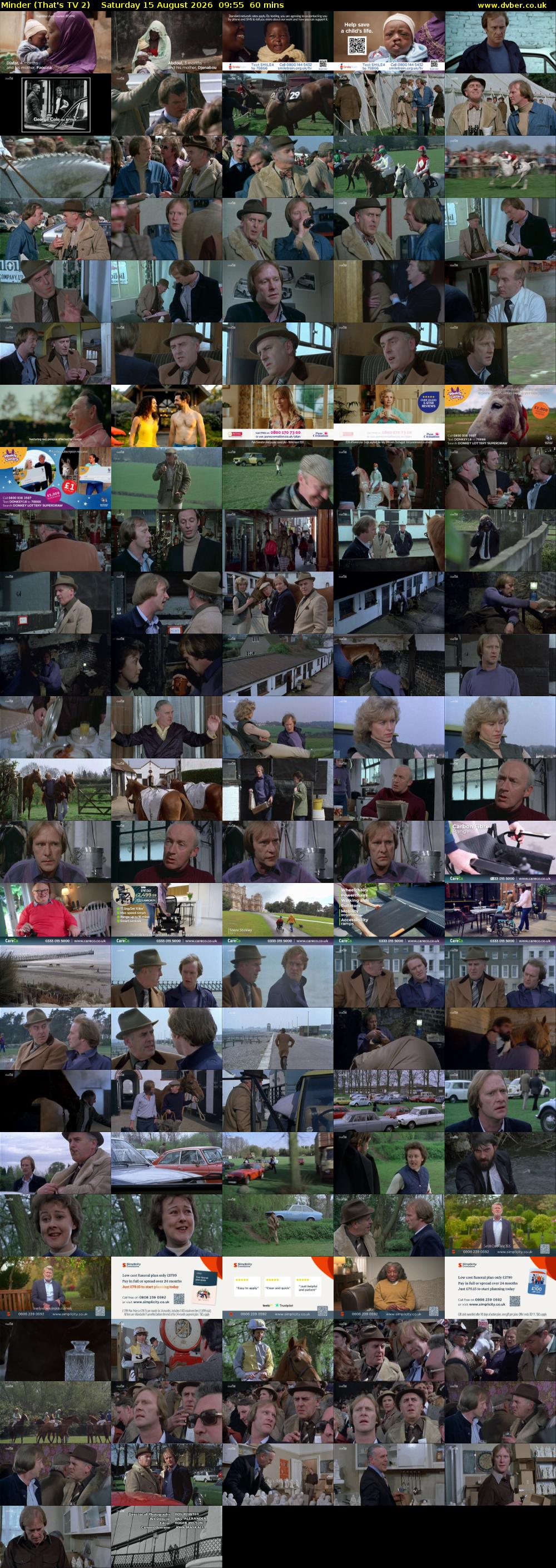 Minder (That's TV 2) Saturday 15 August 2026 09:55 - 10:55