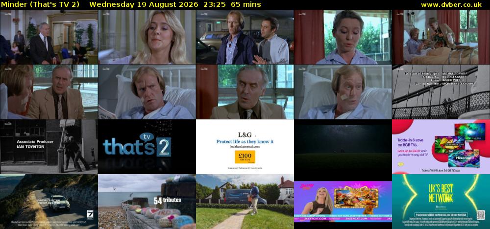 Minder (That's TV 2) Wednesday 19 August 2026 23:25 - 00:30