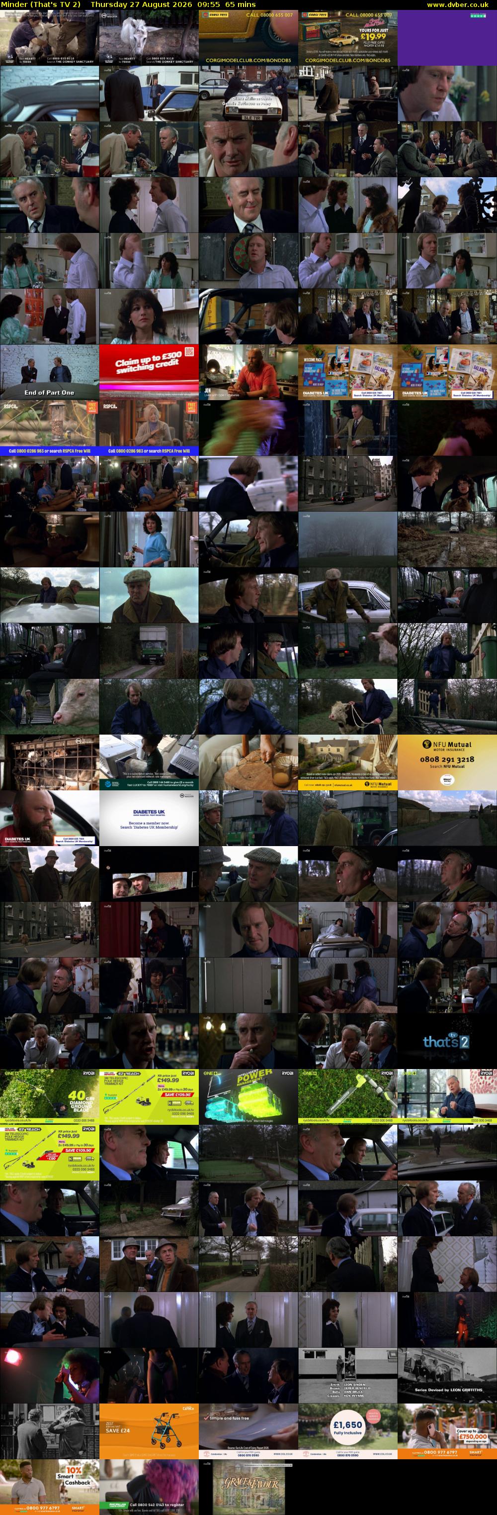 Minder (That's TV 2) Thursday 27 August 2026 09:55 - 11:00