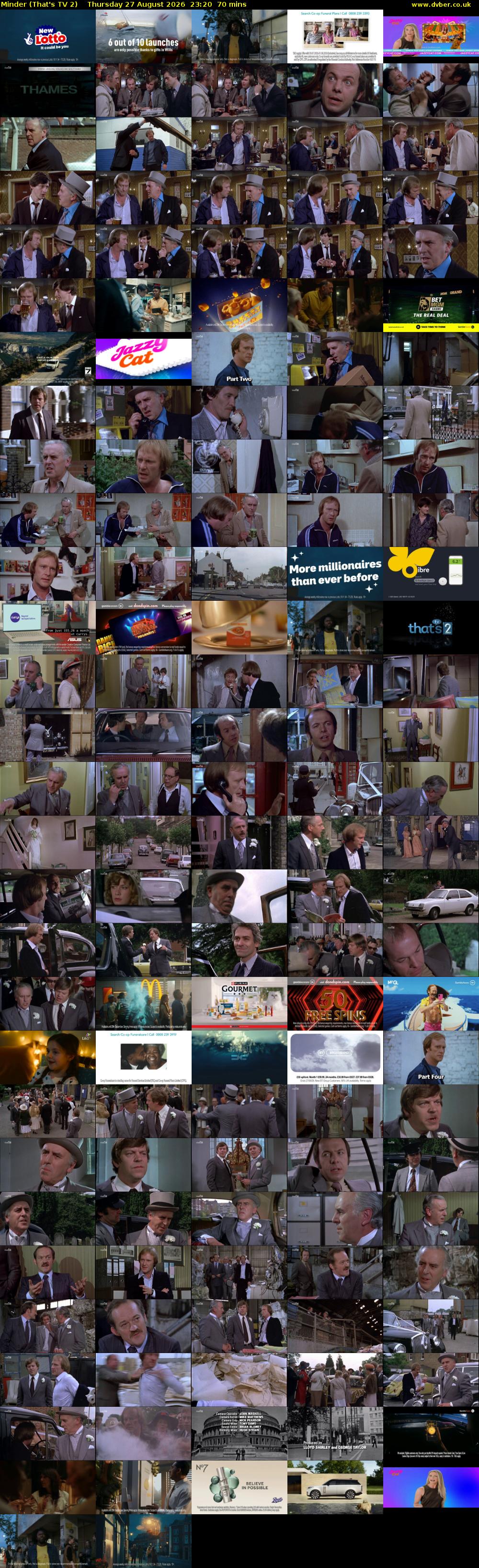 Minder (That's TV 2) Thursday 27 August 2026 23:20 - 00:30