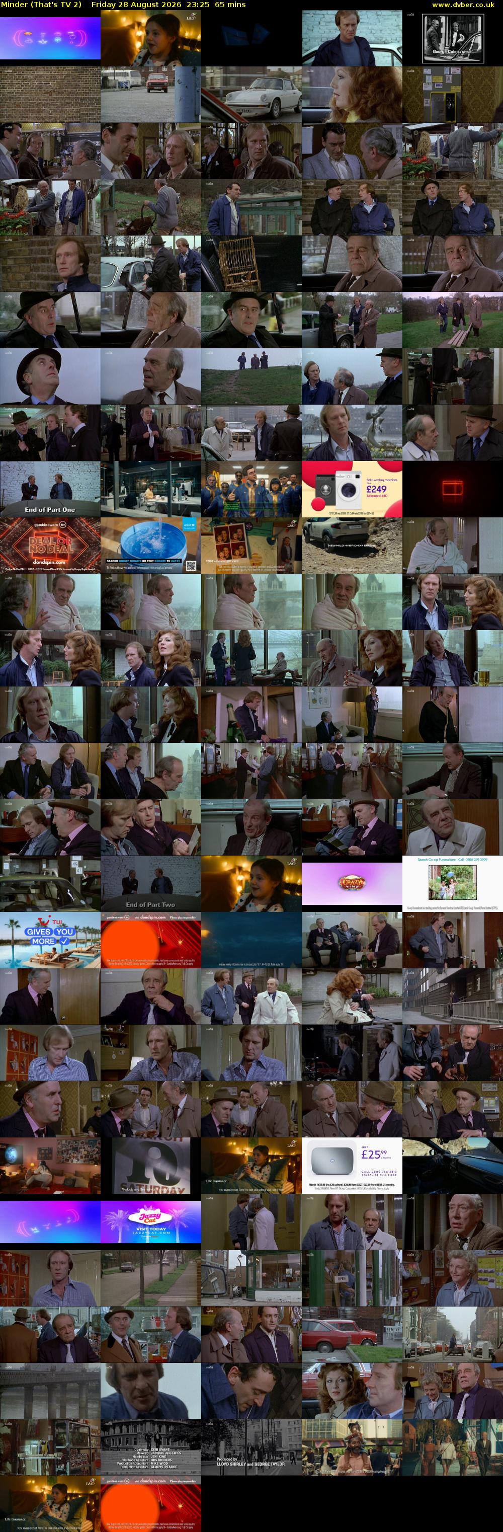Minder (That's TV 2) Friday 28 August 2026 23:25 - 00:30