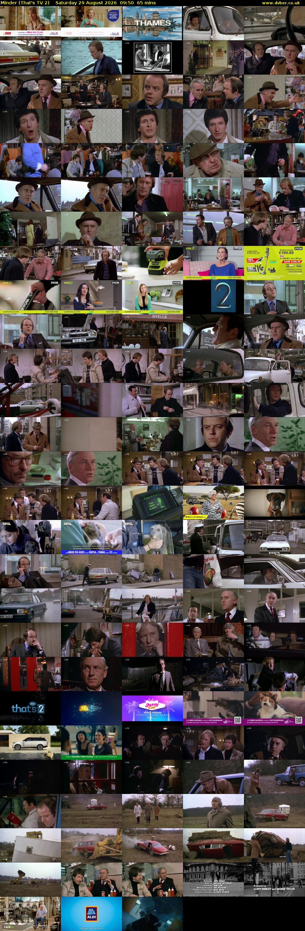Minder (That's TV 2) Saturday 29 August 2026 09:50 - 10:55