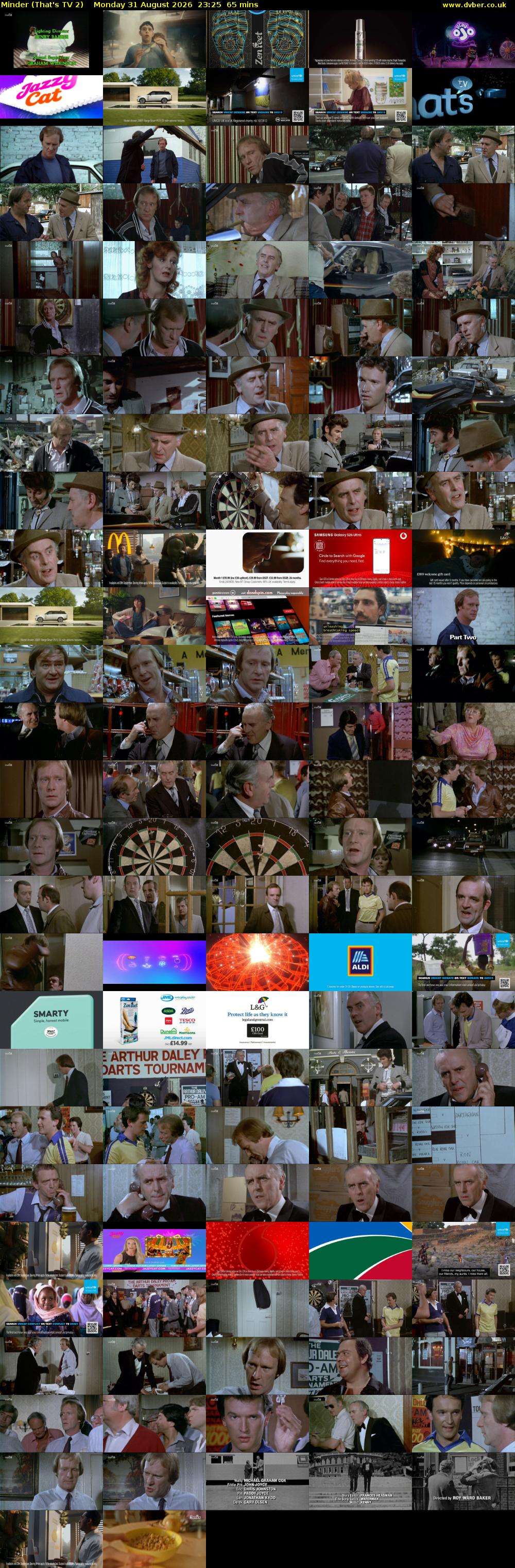 Minder (That's TV 2) Monday 31 August 2026 23:25 - 00:30