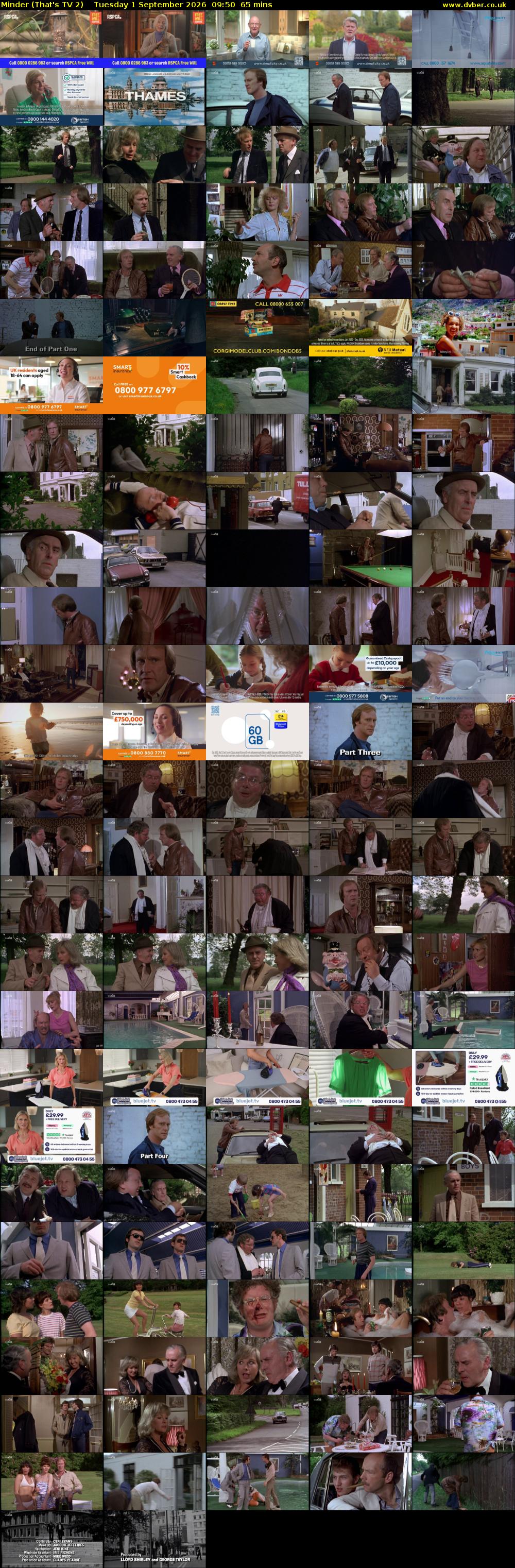 Minder (That's TV 2) Tuesday 1 September 2026 09:50 - 10:55