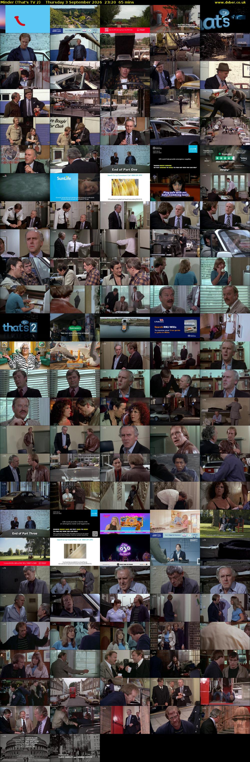 Minder (That's TV 2) Thursday 3 September 2026 23:20 - 00:25