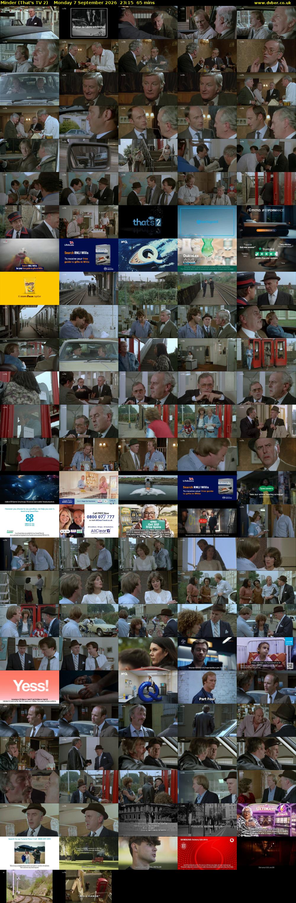 Minder (That's TV 2) Monday 7 September 2026 23:15 - 00:20