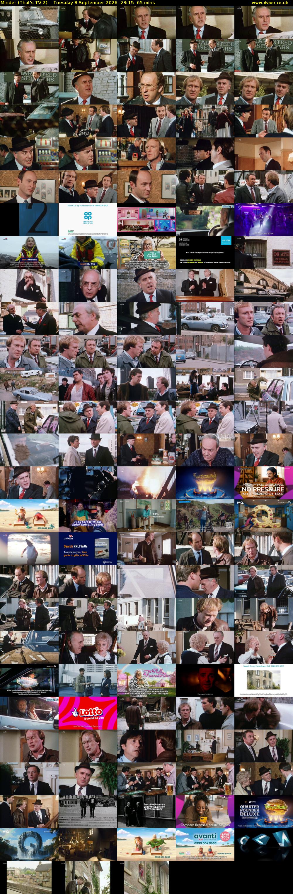 Minder (That's TV 2) Tuesday 8 September 2026 23:15 - 00:20