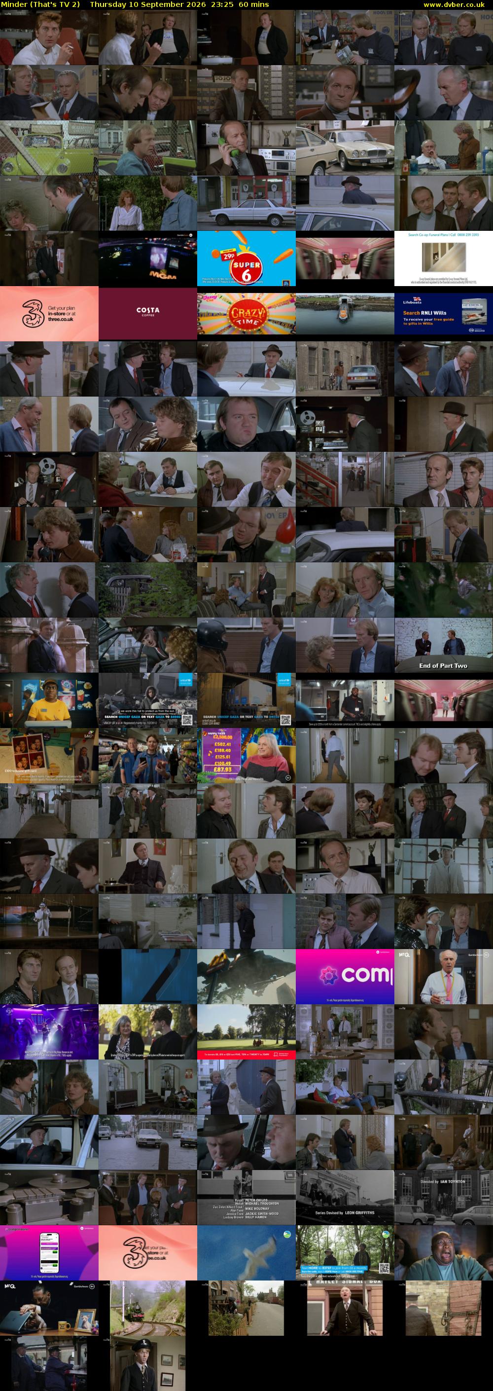 Minder (That's TV 2) Thursday 10 September 2026 23:25 - 00:25