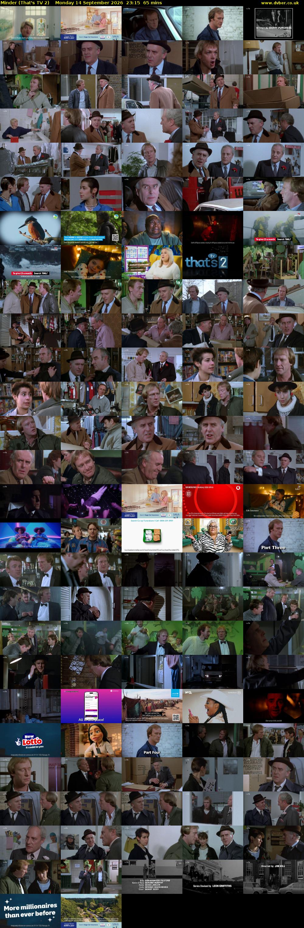 Minder (That's TV 2) Monday 14 September 2026 23:15 - 00:20
