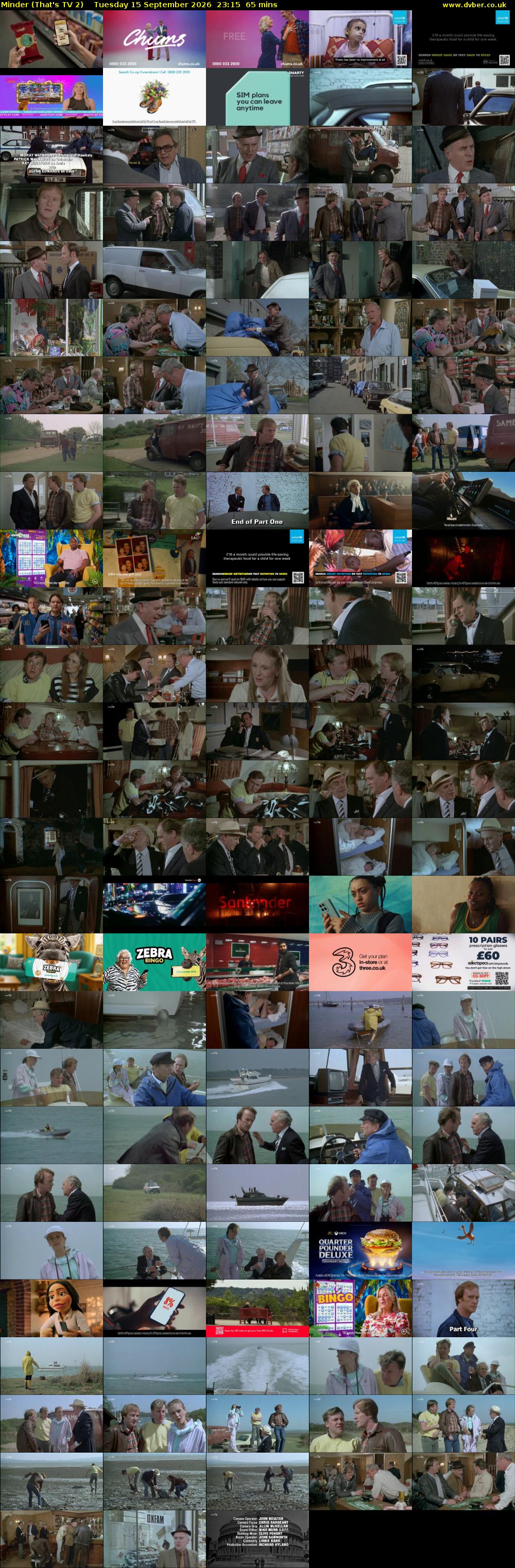 Minder (That's TV 2) Tuesday 15 September 2026 23:15 - 00:20