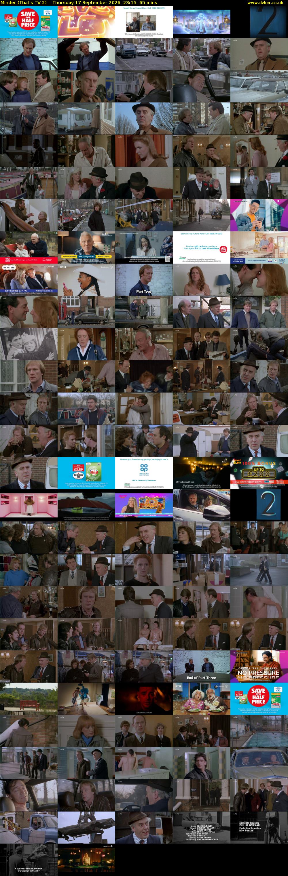 Minder (That's TV 2) Thursday 17 September 2026 23:15 - 00:20