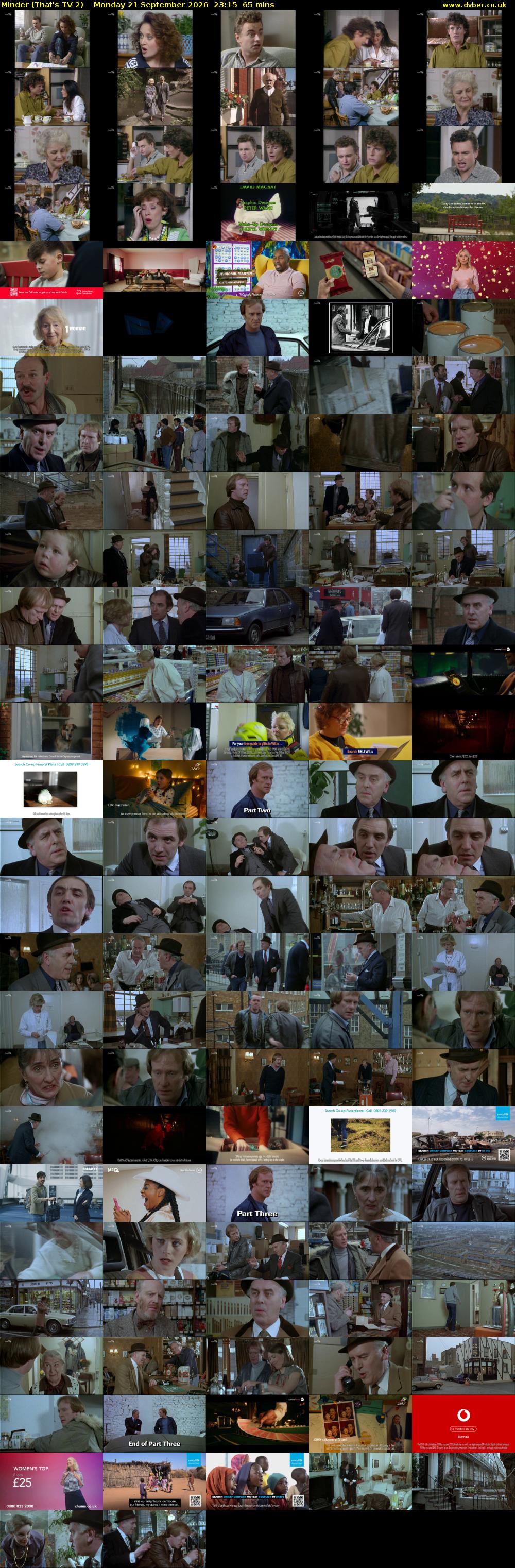 Minder (That's TV 2) Monday 21 September 2026 23:15 - 00:20