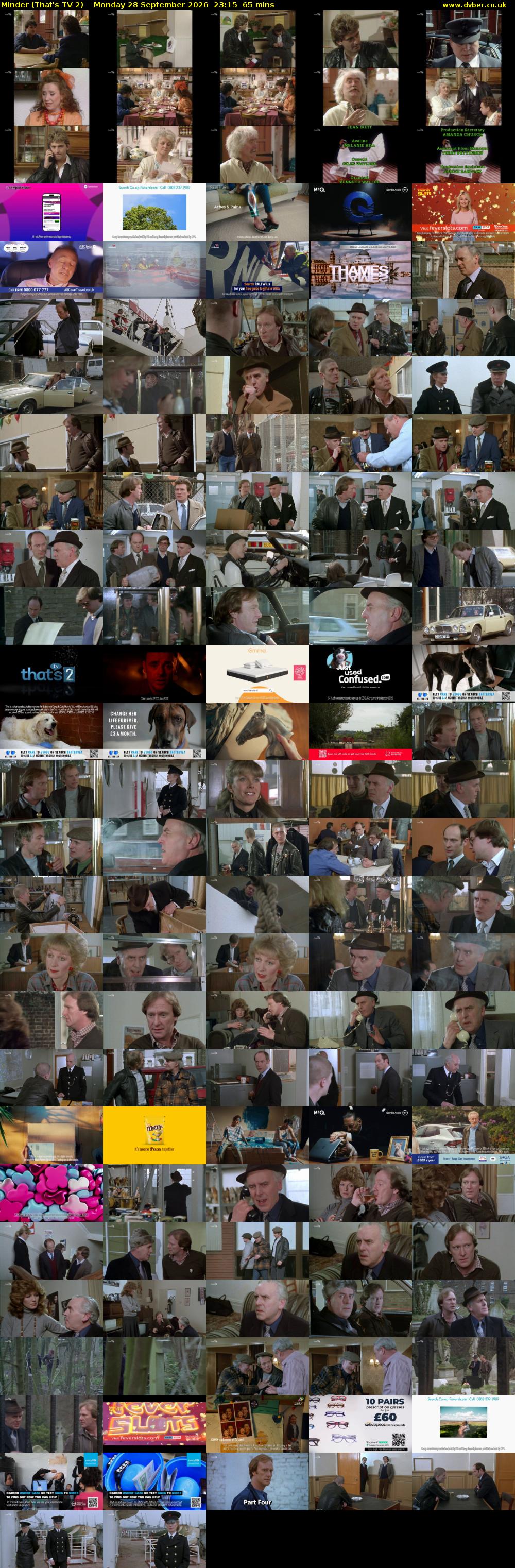 Minder (That's TV 2) Monday 28 September 2026 23:15 - 00:20