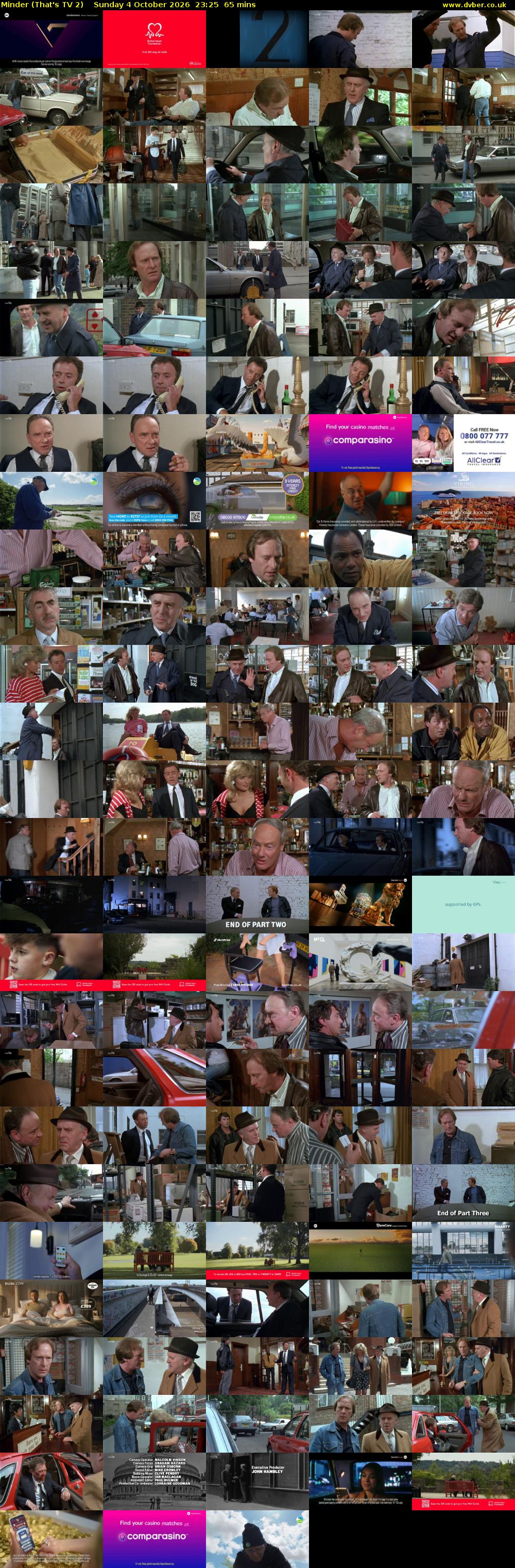 Minder (That's TV 2) Sunday 4 October 2026 23:25 - 00:30
