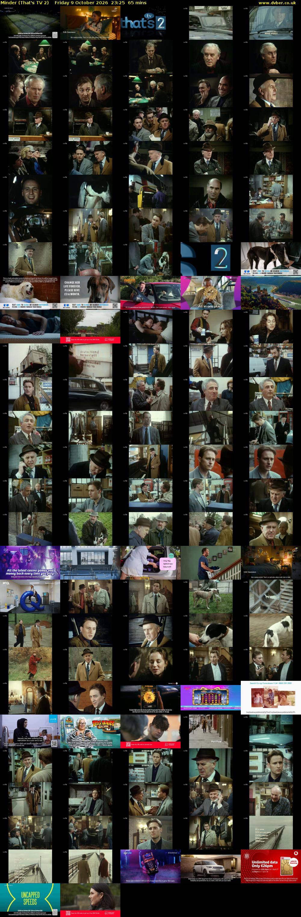 Minder (That's TV 2) Friday 9 October 2026 23:25 - 00:30