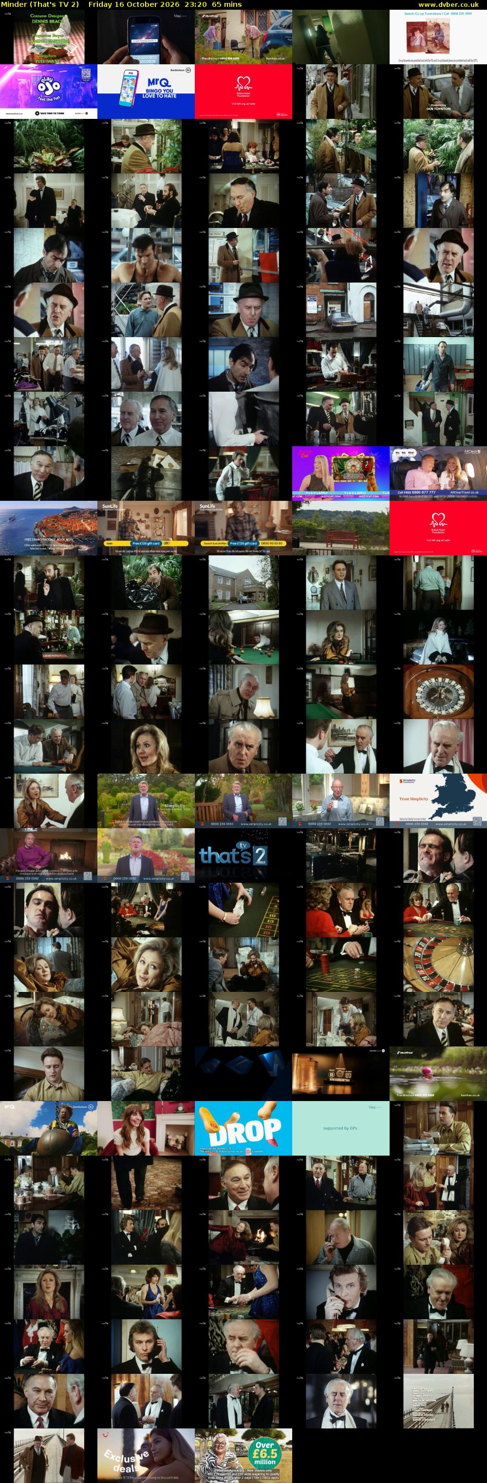 Minder (That's TV 2) Friday 16 October 2026 23:20 - 00:25