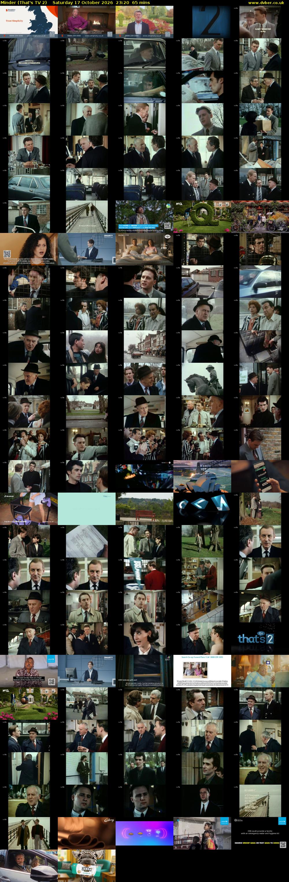 Minder (That's TV 2) Saturday 17 October 2026 23:20 - 00:25