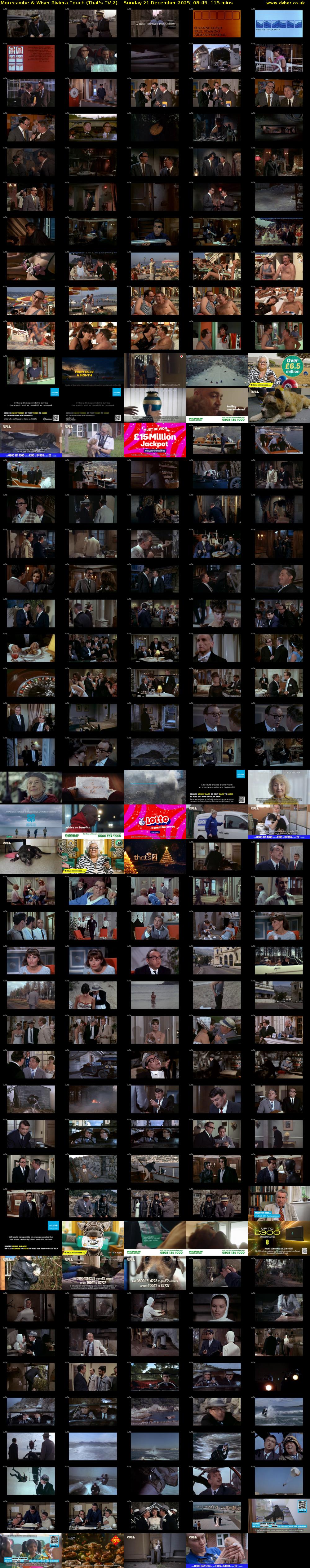 Morecambe & Wise: Riviera Touch (That's TV 2) Sunday 21 December 2025 08:45 - 10:40