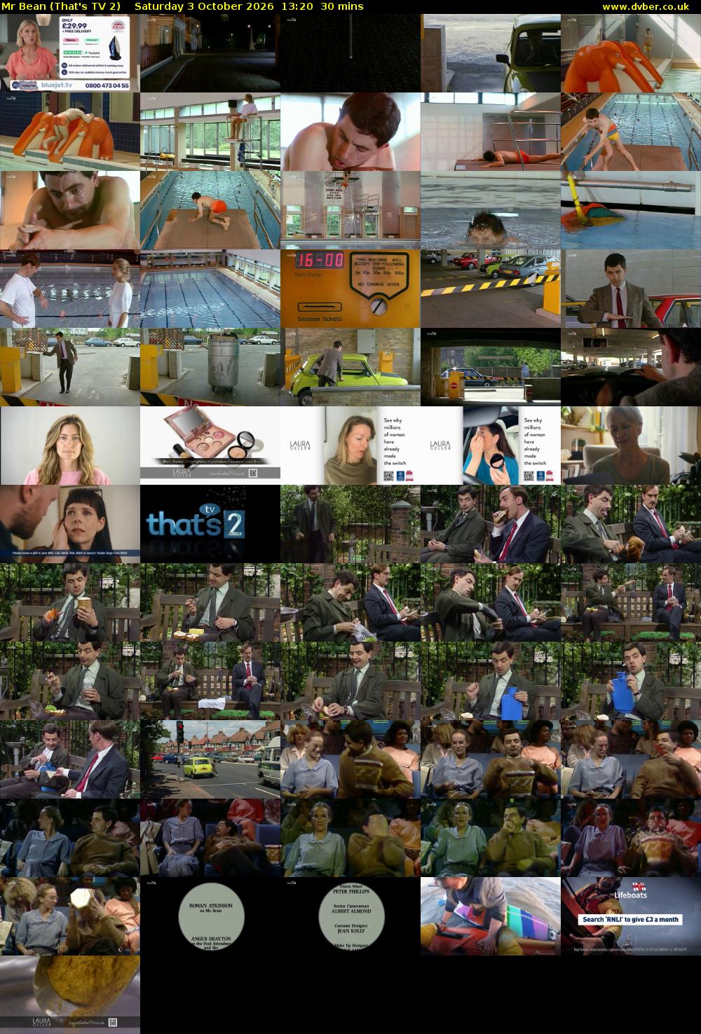 Mr Bean (That's TV 2) Saturday 3 October 2026 13:20 - 13:50